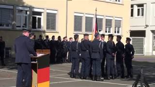 Teil 46 Gelöbnis und Vereidigung LwAusbBtl Germersheim 19102017 in Lingenfeld [upl. by Doralynne]