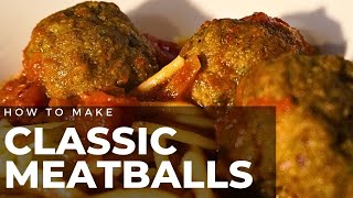 Authentic Italian Meatballs Recipe How to Make Delicious Homemade Meatballs from Scratch [upl. by Anieral]