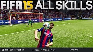 FIFA 15 ALL SKILLS TUTORIAL  HD [upl. by Viking]