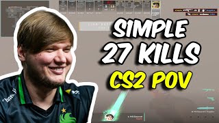 s1mple 2714 wdupreehampSnappi vs FACEIT Ranked Mirage Nov 06 2024  CS2 POV [upl. by Apilef424]