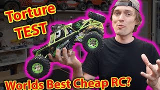 Unboxing amp Torture Test  best CHEAP RC Car wltoys 12428 [upl. by Alejna]