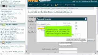 How to generate a new selfsigned SSL certificate in WHM  WHM Management Tutorials [upl. by Acirehs]