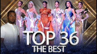 TOP 36 MEJORES Y PEORES VESTIDOS MISS UNIVERSE 2024 [upl. by Keverne]