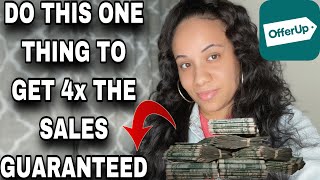 BEST STRATEGIES TO MAKE MORE SALES ON OFFER UP TIPS TRICKS HACKS AND MORE GUARANTEED RESULTS ‼️ [upl. by Asira732]