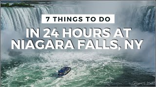 7 Things To Do In Niagara Falls New York USA [upl. by Nwahsear]