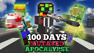 I Spent 100 Days in DECEASED CRAFT Modded Minecraft [upl. by Eintrok]