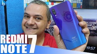 REDMI NOTE 7  CÂMERA DE 48MP HARDWARE POTENTE E VISUAL LINDO UNBOXING E IMPRESSÕES [upl. by Feola]