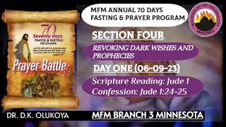 MFM 70 Days Prayer amp Fasting Program  Day 31  Revoking Dark Wishes and Prophecies [upl. by Burnie]