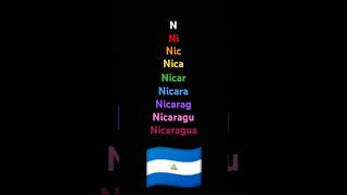 N Ni Nic Nica Nicar Nicara Nicarag Nicaragu Nicaragua [upl. by Dorry]