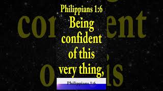 Philippians 16 love versefromlord God Jesus bibleverseoftheday bibleverses bibleverse [upl. by Enilorak]