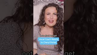 Vocal Coach Reacts To Cheryl Porter [upl. by Repsaj29]