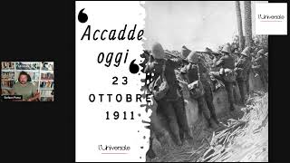 Accadde oggi 23 ottobre 1911 Lattacco arabo a Sciara Sciat [upl. by Hussar]