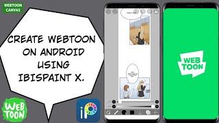 HOW TO CREATE WEBTOON ON ANDROID PHONE USING IBISPAINT X  MY PROCESS  JiAhn Art [upl. by Napier]