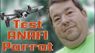 Drone Anafi Parrot  1er essai [upl. by Arriet758]