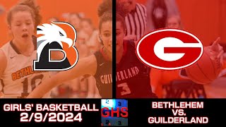 15 Girls Basketball Bethlehem at Guilderland [upl. by Alene]