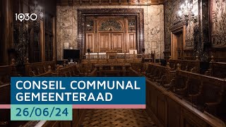 Conseil communal du 26062024  Gemeenteraad van 26062024 [upl. by Nuyh455]