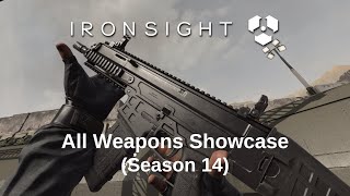 Ironsight  All Weapons Showcase Late 2023 [upl. by Christi764]