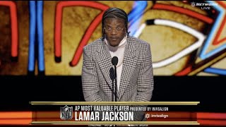 Lamar Jackson wins NFL MVP [upl. by Johnson]