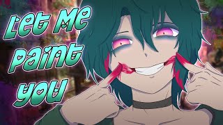 M4A Obsessed Yandere Artist Paints You British ASMR [upl. by Phira]