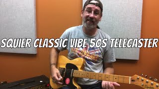 Squier Classic Vibe 50S Telecaster Demo [upl. by Chev]