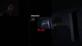 MARKIPLIER FNAF 4 JUMPSCARE AT DIFFERENT SPEEDS shorts fnaf markiplier [upl. by Tertias]