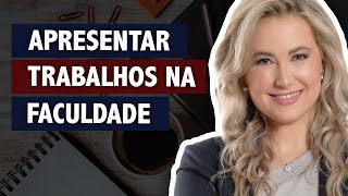 Como apresentar TRABALHOS da faculdade  Dicas práticas para ARRASAR nos Seminários e TCC [upl. by Chrisoula747]