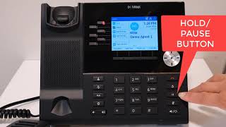 Mitel 6920 Handset  Hold [upl. by Girvin]