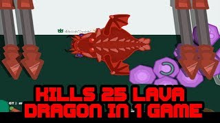 STARVEIO  I KILLED 25 LAVA DRAGON IN 1 GAMEPLAY pr0 [upl. by Sivahc]