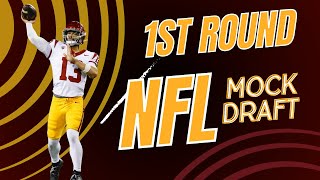 Full 1st Round Mock Draft with trades nfl nfldraft nfldraft2024 [upl. by Hands]