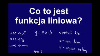 Co to jest funkcja liniowa Analiza funkcji liniowej monotoniczność miejsce zerowe równoległość [upl. by Almat]