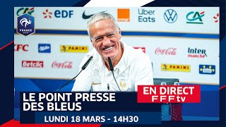 Le replay de la conférence de presse des Bleus lundi 18 mars 2024 [upl. by Bunch]