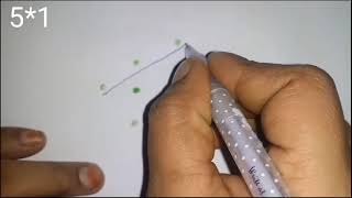 51 dots rangoli51 చుక్కల ముగ్గులుdussehra rangoli [upl. by Aikemit]