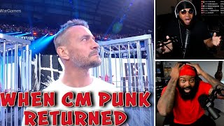 INTHECLUTCH REACTION TO CM PUNK RETURNING TO WWE AT SURVIOR SERIES [upl. by Allx]