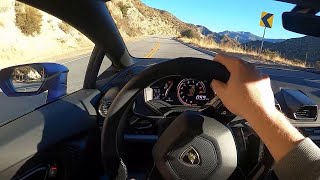 2020 Lamborghini Huracan EVO RWD  POV Test Drive Binaural Audio [upl. by Masera]