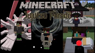 AMAZING Jujutsu Parade Mod Animations DE Weapons Minecraft Jujutsu Kaisen Mod [upl. by Aciret]