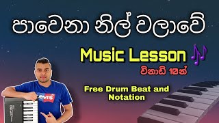 පාවෙනා නිල් වලාවේPawena Nil Walawe  Learn to Play 11  Music Lesson in Sinhala [upl. by Ahsila900]