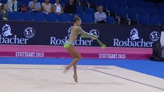 Alexandra SOLDATOVA RUS clubs  2015 Stuttgart worlds Qualifs [upl. by Hendrick]