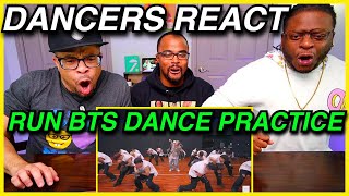 Dancers React to Run BTS Dance Practice [upl. by Sigismund]