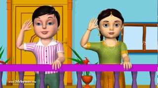 Good Morning  3D Animation English Nursery rhyme for children with lyrics [upl. by Mchugh533]