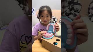 Unboxing dentist kit by melissa amp doug with a prank [upl. by Siravart549]