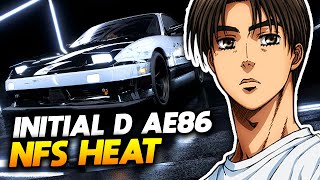 💛🎮 INITIAL D AE86 Inspired NISSAN 180sx NEED FOR SPEED HEAT [upl. by Aldus]