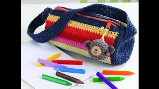 Estuche tejido en Crochet [upl. by Annil]