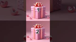 Choose one gift Box waiting for comment 1 vs 2 surprisebox treasurebox lovebox goodiebox [upl. by Justicz173]