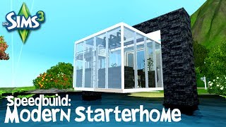 Sims 3 Speedbuilds ★ Modern Starterhome ★ [upl. by Byler]