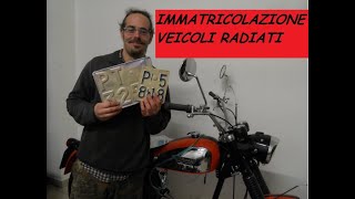 REIMMATRICOLAZIONE VEICOLI RADIATI [upl. by Beatrisa270]