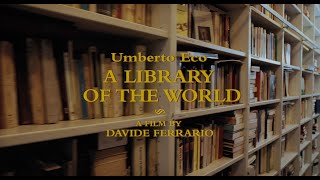 Umberto Eco  A library of the world  AFF 2024 Trailer [upl. by Nigrom]