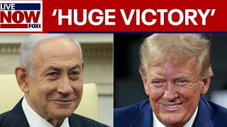 IsraelHamas war Netanyahu reacts to Trumps win amid tensions with Iran  LiveNOW from FOX [upl. by Dorri]