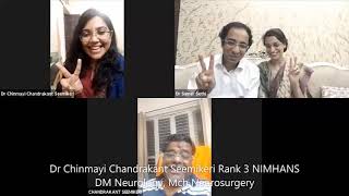 NIMHANS Rank3 Dr Chinmayi Chandrakant Seemikeri Proud DAMS Students shares her strategy [upl. by Mak119]