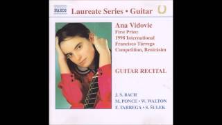 Ana Vidovic  Guitar Recital Full album [upl. by Jorin10]