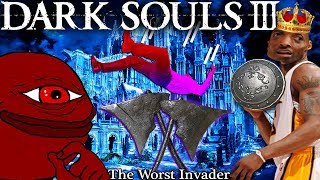 Dark Souls 3 Adventures Of The Worst Invader Back2GankCity Parry God Bait For Hatemail amp GRAVITY [upl. by Enortna]